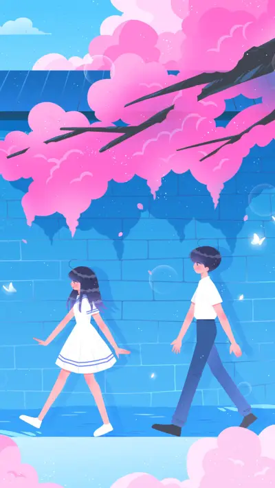 治愈插画-拍信图库