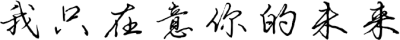 我只在意你的未来