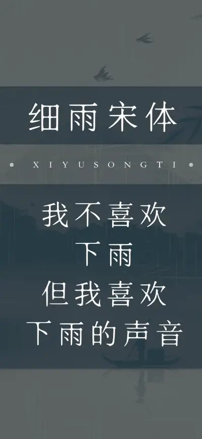 细雨宋体 - Screenshot 1
