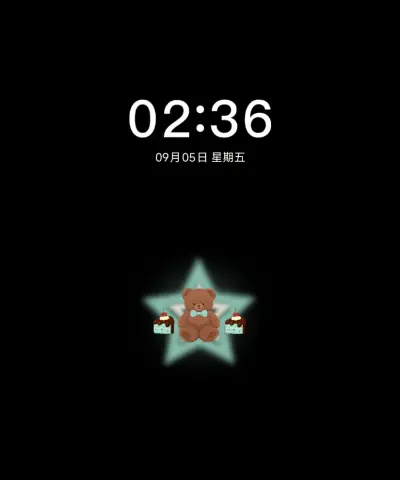 薄巧蛋糕泰迪熊