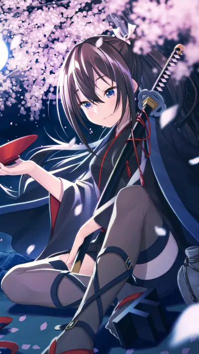 夜空下的樱花 - Screenshot 1