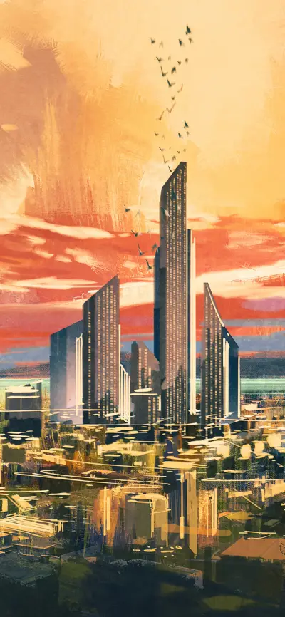 唯美插画-拍信图库 - Screenshot 1