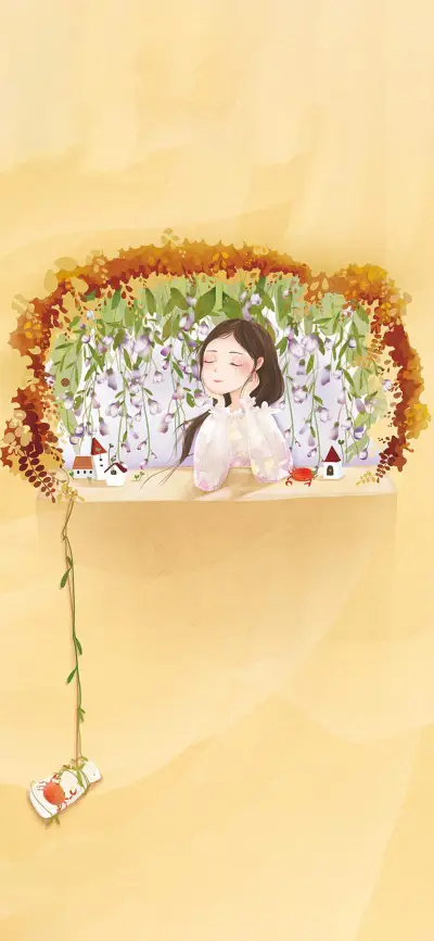 女孩梦漂流-视觉中国