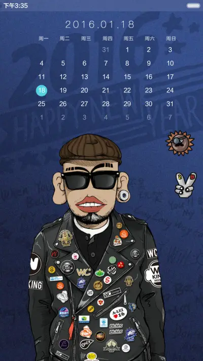 【好评返现】WCking新年快乐（iOS解锁，音乐界面，自由桌面） - Screenshot 9