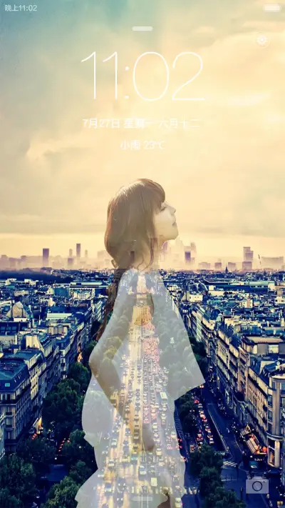 恋上你的城（iOS9锁屏+自由桌面+默认密码000000）