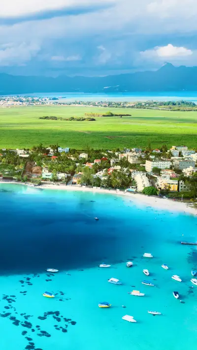 毛里求斯的“水下瀑布”