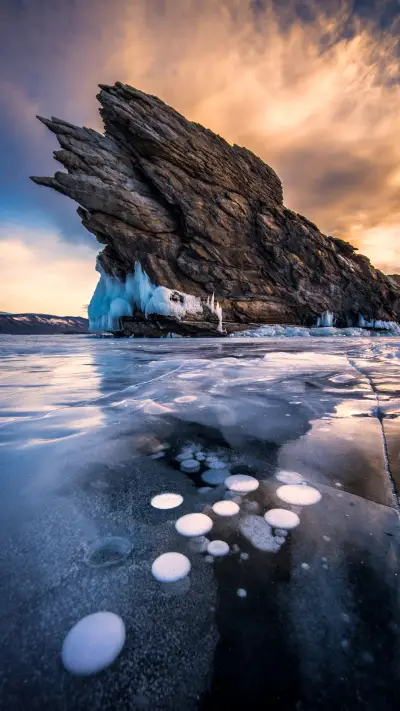 冬季去西伯利亚去看湖