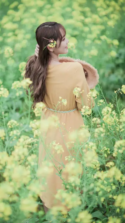 美女与花-锐景创意 - Screenshot 1