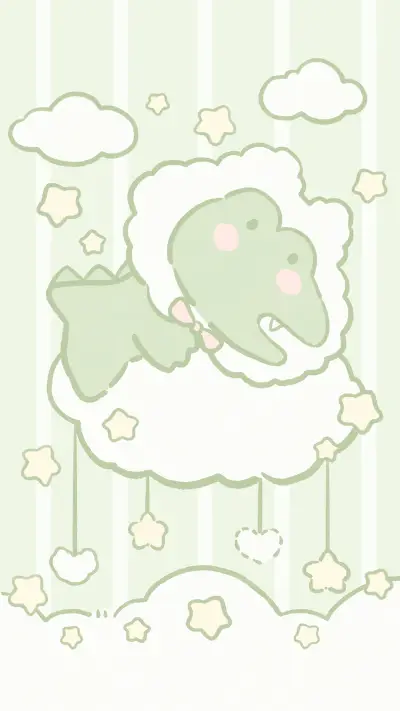 绿恐龙与绿鳄鱼-锐景创意