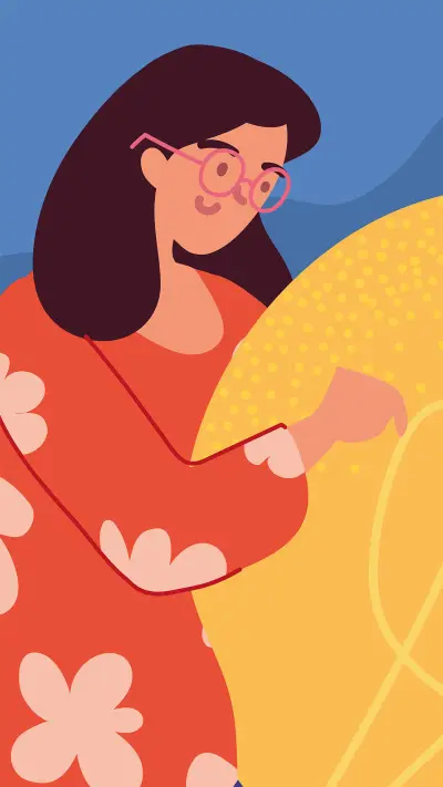 简约插画-拍信图库 - Screenshot 1