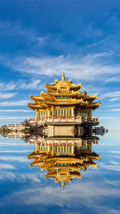 中国古建筑之美-锐景创意