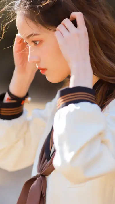 清新校园美女-锐景创意