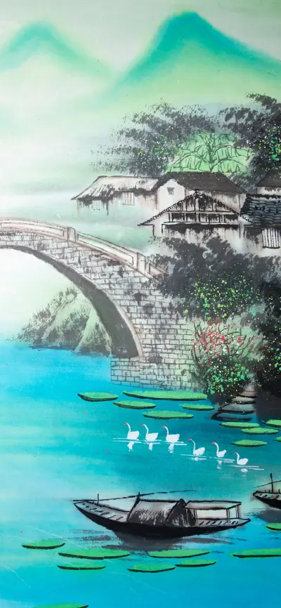 中国山水画-拍信图库