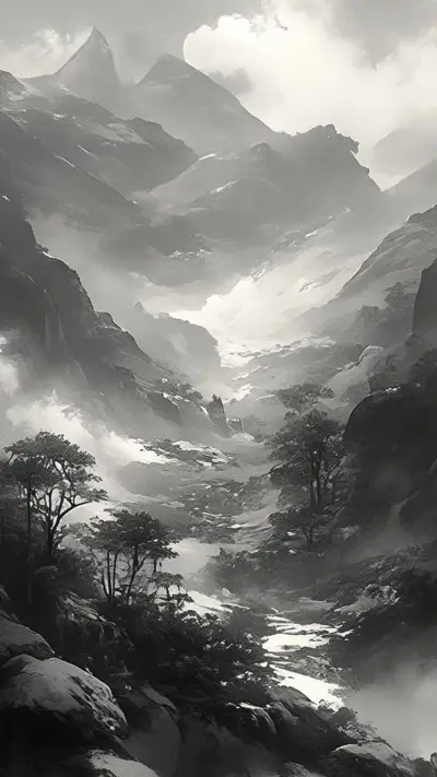 黑白水墨-顶晟科技