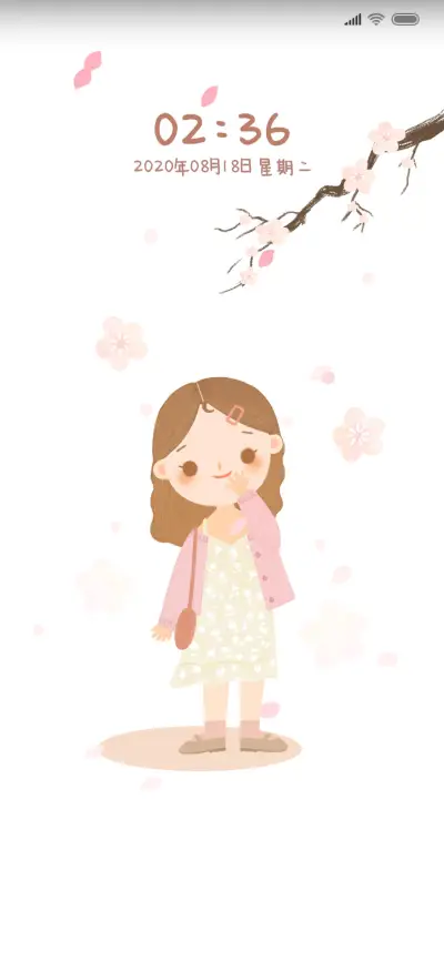 唯美动态樱花女孩 - Screenshot 1