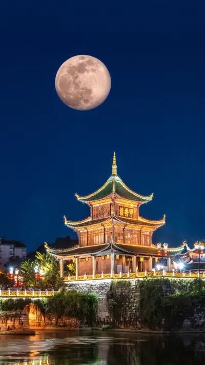 中国古建筑之美-锐景创意