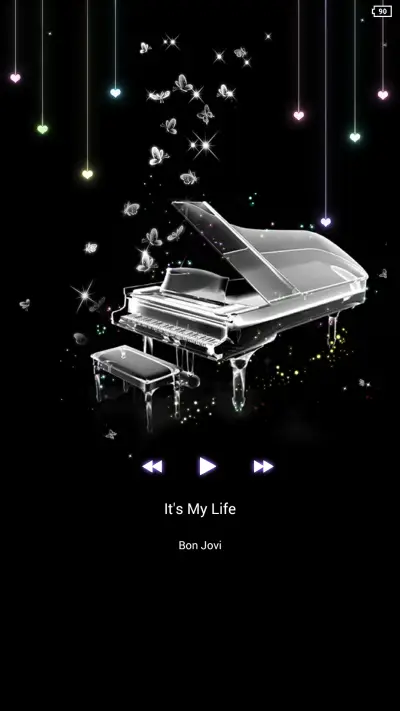 爱的主旋律【全图标+三锁屏+炫彩全黑护眼系列】 - Screenshot 2